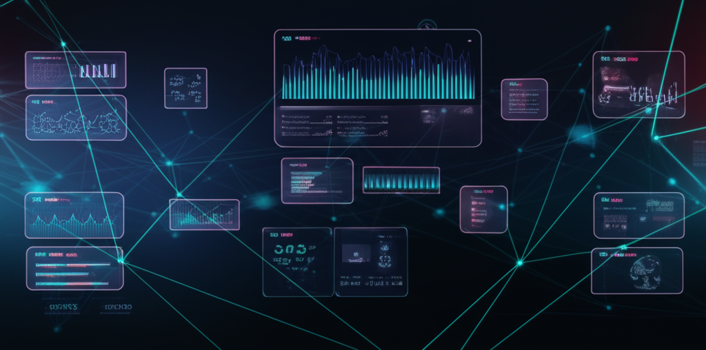 Marketing & AI dashboard mockup